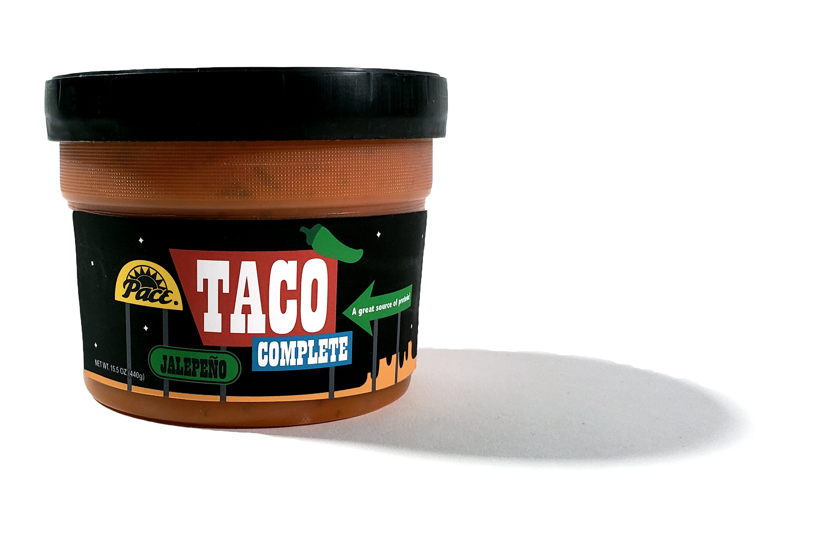 taco complete tub label
