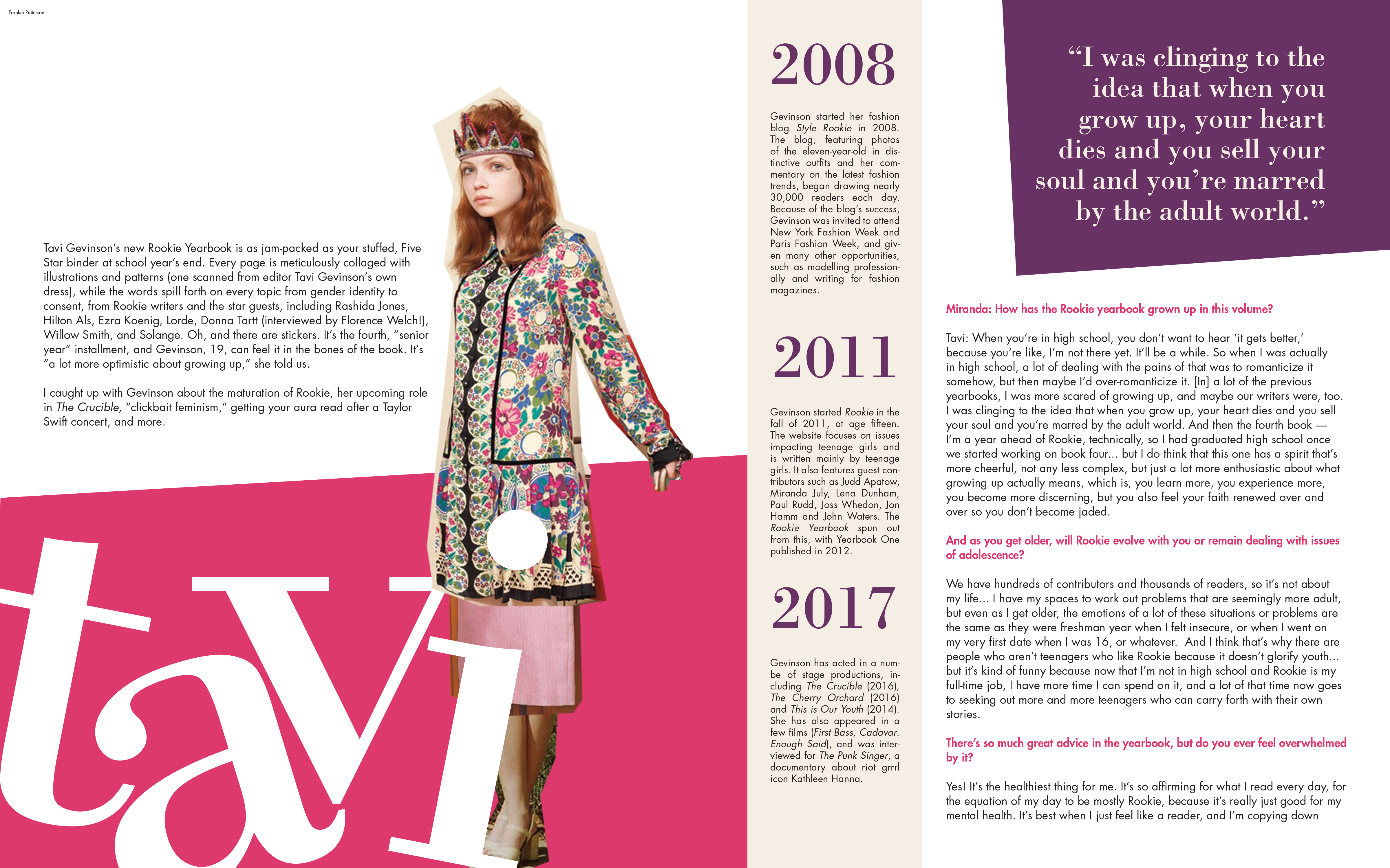 second sprad of the layout